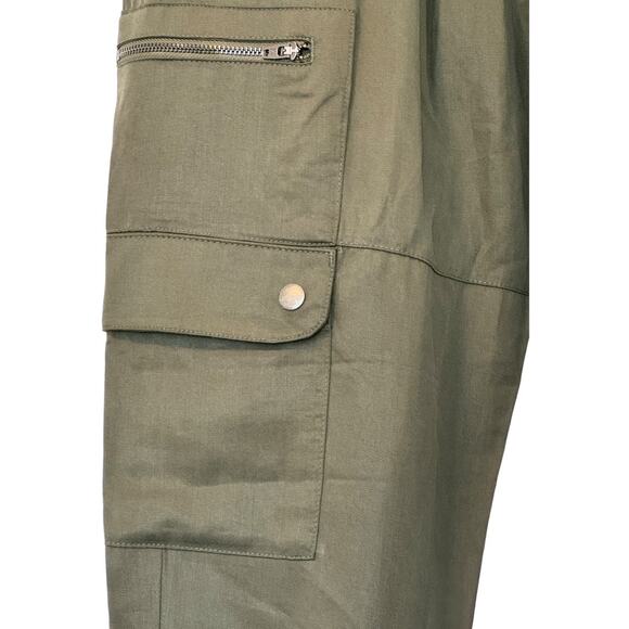 NWT Banana Republic Tencel Cargo Jogger in Steel Green - Picture 5 of 10
